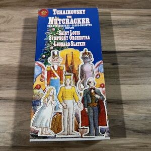 The Nutcracker Music CD Storybook Paper Doll Playset Scene Tchaikovsky Christmas